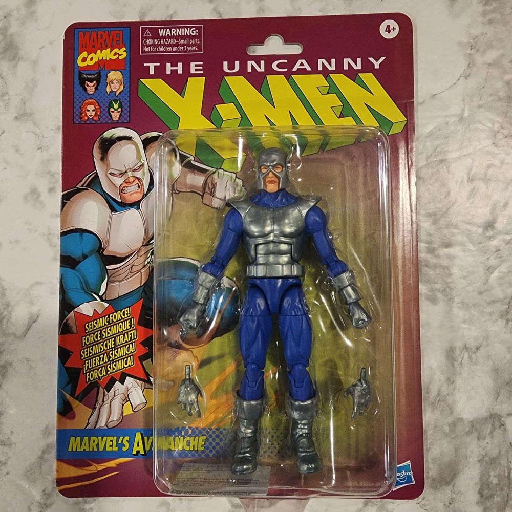 Hasbro Marvel Legends The Uncanny X-Men Avalanche 6-inch Action Figure Retro